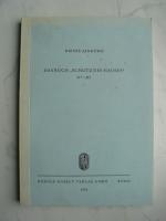 Das Buch "Schutz des Hauses" (s³ -pr) = Habelts Dissertationsdrucke. Reihe Klassische Philologie. Heft 12
