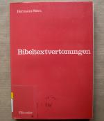 Bibeltextvertonungen. Liturgischer Chordienst.