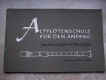 Altflötenschule für den Anfang Heinrich Rohr und Franz Lehn.