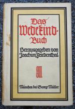 Frank WEDEKIND: Das Wedekind-Buch. Herau