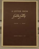 A Letter from Galileo Galilei