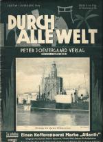 Berg, Dr.Alfred: Durch Alle Welt - Heft Berg, Dr.Alfred: Durch Alle Welt - Heft