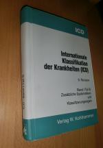 Internationale Klassifikation der Krankheiten, Verletzungen und Todesursachen ( ICD ) , Band I Teil B