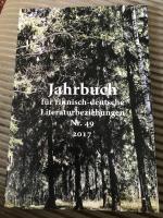 Jahrbuch für finnisch-deutsche Literaturbeziehungen, Nr. 50, 2018