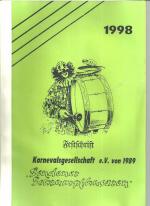 Festschrift Karnevalsgesellschaft e. V. von 1989. Sendener Schrumpfhusaren