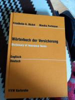 Wörterbuch der Versicherung /Dictionary of Insurance Terms