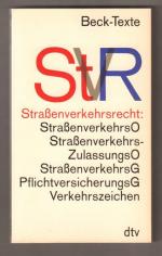 Straßenverkehrsrecht. Stand 1. September
