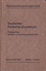 Deutsches Foxterrier-Zuchtbuch Band XXXII Nr. 68001-75350