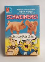 Schweinerei A9 Ein saublödes Spiel. Mit Schweinchen als Würfel. 1993 MB Spiele - ab 2 Spieler - ab 8 Jahren