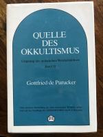 PURUCKER, GOTTFRIED DE: Quelle des Okkul PURUCKER, GOTTFRIED DE: Quelle des Okkul