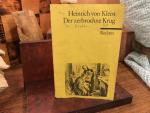 Kleist, Heinrich von: Der zerbrochne Kru Kleist, Heinrich von: Der zerbrochne Kru