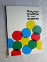 Düngungsratschläge für den Bauernhof 1978 Düngung Landwirtschaft