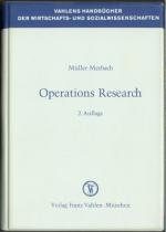 Operations Research. Methoden und Modelle der Optimalplanung