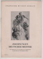 Zeichnungen deutscher Meister – 19. bis 
