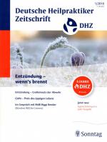 Deutsche Heilpraktiker Zeitschrift DHZ 1/2010, 5. Jahrgang.