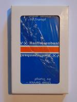 Skatkarten mit Werbung Raiffeisenbank