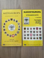 Strassenkarte Südosteuropa und Mitteleuropa - Jahresgabe des ADAC an seine Mitglieder 1968