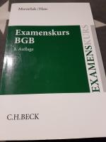 Examenskurs BGB - Eine Darstellung ausgewählter Fragen aus dem Bürgerlichen Recht zur Examensvorbereitung mit einer eingehenden Lern- und Verständniskontrolle