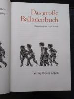 Das große Balladenbuch  - Aus drei Jahrhunderten deutscher Dichtung