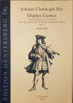Pez, Johann Christoph: Duplex Genius. Zw Pez, Johann Christoph: Duplex Genius. Zw