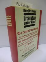 Viesel Hansjörg: Literaten an der Wand D Viesel Hansjörg: Literaten an der Wand D