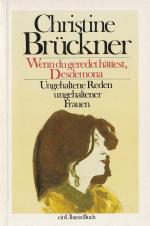 Christine Brückner: Wenn du geredet hätt Christine Brückner: Wenn du geredet hätt