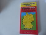 Deutsche Autokarte 1:200.000: Ortsnamenverzeichnis mit Postleitzahlen und Autokennzeichen. TB