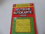 Deutsche Autokarte 4: Bremen, Lüneburg, Heide, Hannover, Weserbergland.  Faltkarte