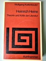 Heinrich Heine. Theorie und Kritik der Literatur.