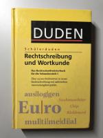 Schülerduden - Rechtschreibung und Wortk