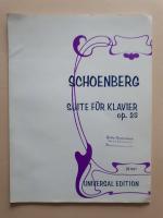 Arnold Schoenberg: Suite für Klavier op.