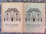 Beiträge zur Theatergeschichte von Neustrelitz 1726-1848. Teil 1/1 und 1/2 - Schriftenreihe des Karbe-Wagner-Archivs. Hefte 4 und 5.