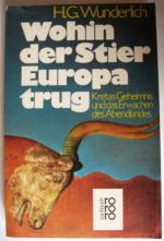 Wunderlich, Hans G: Wohin der Stier Euro Wunderlich, Hans G: Wohin der Stier Euro