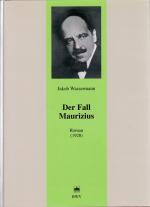 Der Fall Maurizius - Roman (1928)