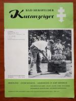 Bad Hersfelder Kuranzeiger Hauptsaison 1959, Nr. 1, Sonntag 17. 5. - Montag 25. 5. 1959