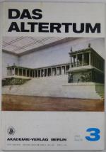 Das Altertum 1983  Band 29/3