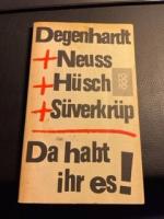 Degenhardt/ Neuss/ Hüsch/ Süverkrüp: Da Degenhardt/ Neuss/ Hüsch/ Süverkrüp: Da