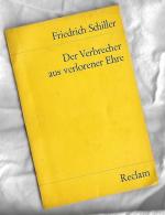 Friedrich Schiller: Der Verbrecher aus v Friedrich Schiller: Der Verbrecher aus v