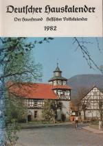 DEUTSCHER  HAUSKALENDER  -  Der Hausfreund - Hessischer Volkskalender -  1982 +1984 + 1986 + 1990  =  4 Bücher