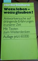 Karl Strobl: Wozu leben - wozu glauben? 