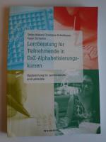 Lernberatung für Teilnehmende in DaZ-Alphabetisierungskursen - Handreichung für Lernberatende und Lehrkräfte