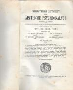 Internationale Zeitschrift für ärztliche Psychoanalyse. Offizielles Organ der internationalen Psychoanalytischen Vereinigung.Herausgegebeb von Sgm.Freud,redigiert von S.Ferenczi,Otto Rank,Ernest Jones.V. Jahrgang( 1919.) =Vollständiger Jahrgang