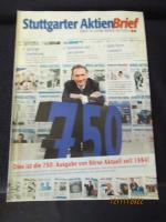 Stuttgarter Aktienbrief Jubiläumsausgaben + die 1000. Ausgabe