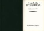 Kafka, Franz - Naumann, Hermann: Betrach