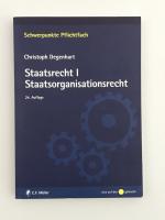 Staatsrecht I - Staatsorganisationsrecht