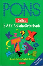 PONS Collins Easy Schulwörterbuch - Deutsch-Englisch / Englisch-Deutsch