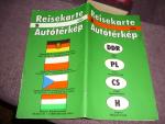 Reisekarte - DDR / Polen / CSSR / Ungarn - DDR 1985