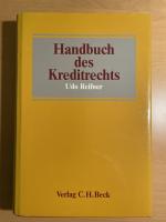 Handbuch des Kreditrechts