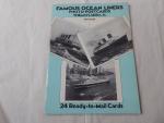 Famous Ocean Liners Photo Postcards