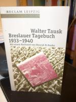 Breslauer Tagebuch 1933-1940 mit einem Nachwort von Henryk M. Broder